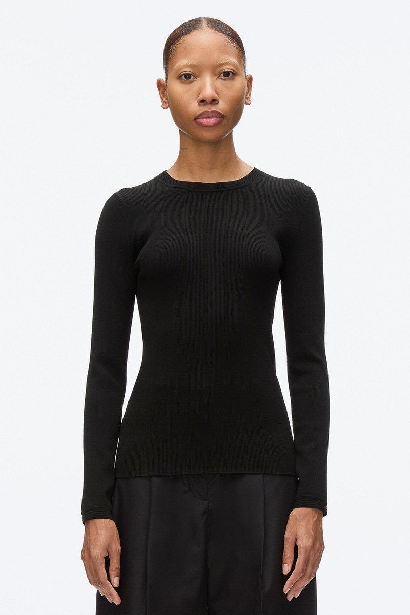3.1 Phillip Lim Compact Rib Long Sleeve Tee outlook