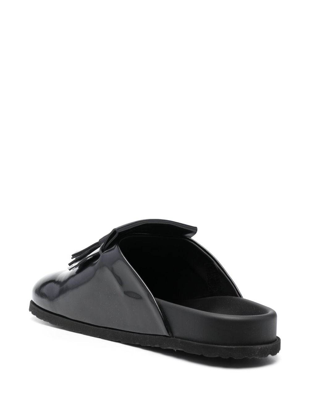 tassel-detail leather slippers - 2