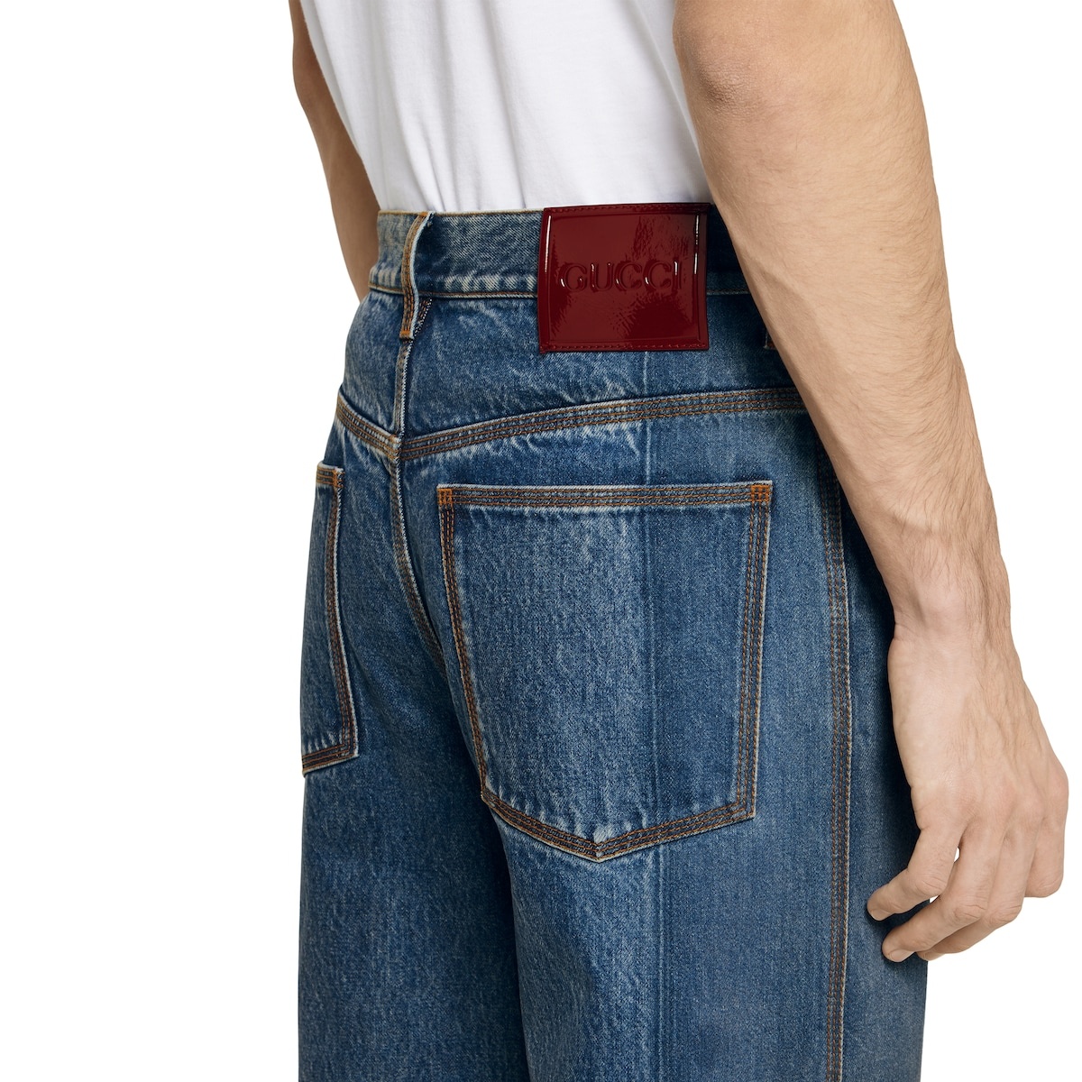 Cotton denim pant - 5