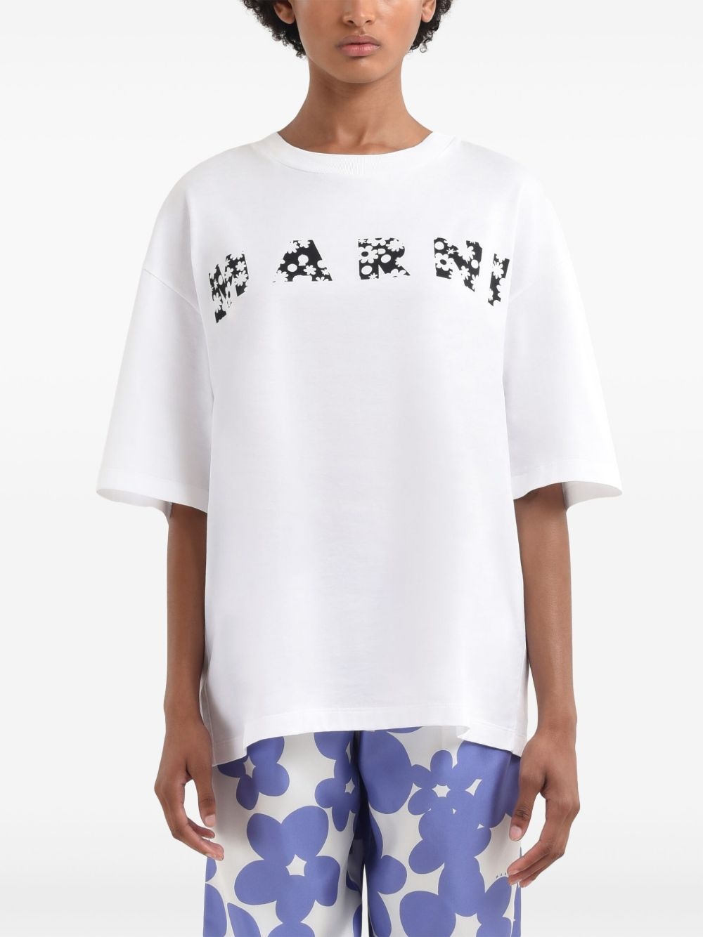 logo print T-shirt - 3