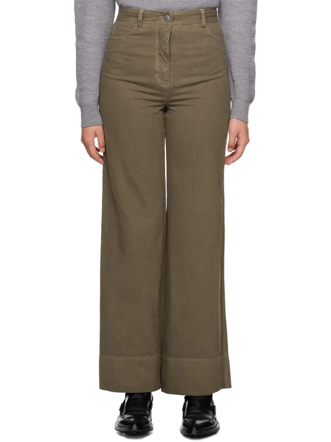 Khaki Prestyn Trousers - 1