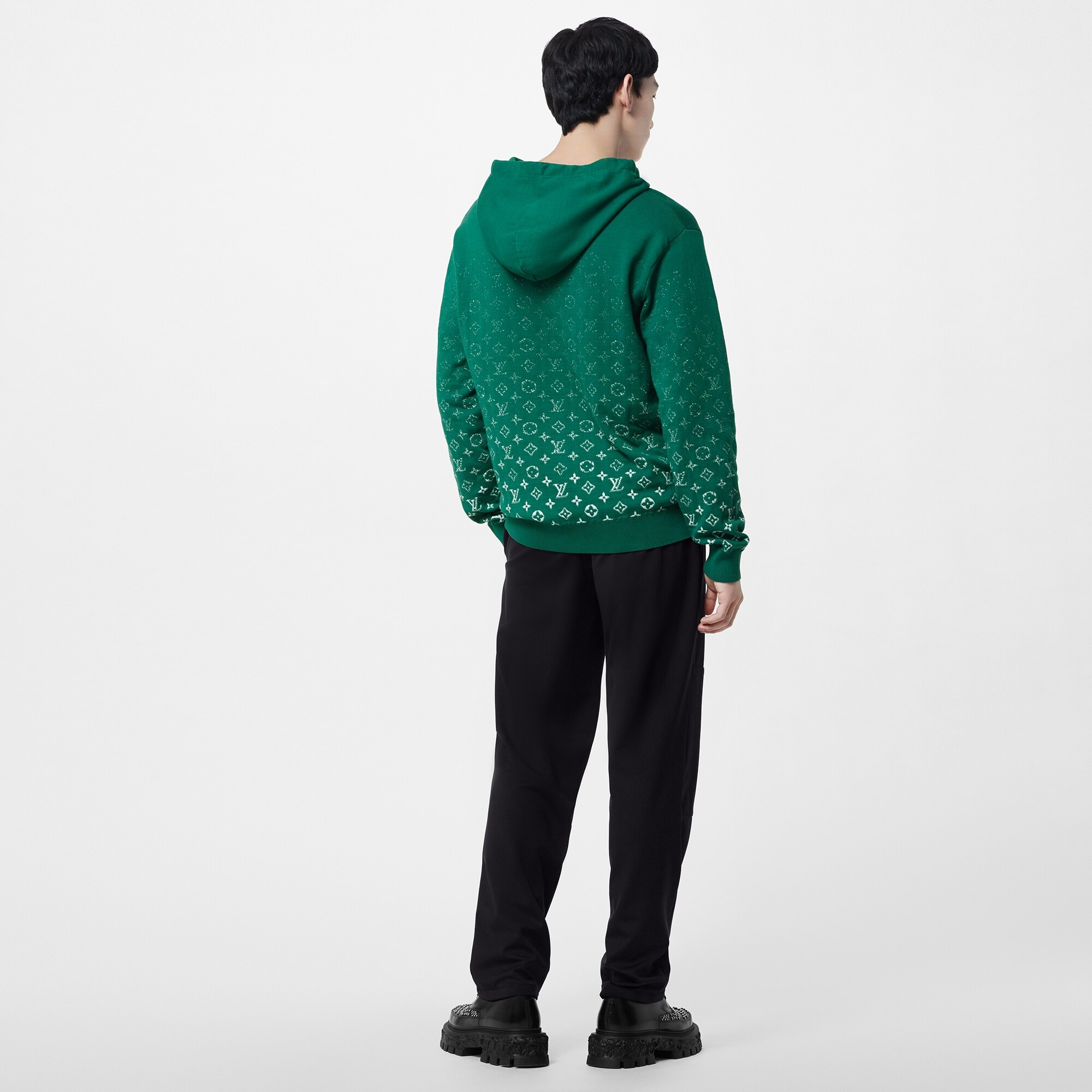 Monogram Gradient Cotton Hoodie - 3