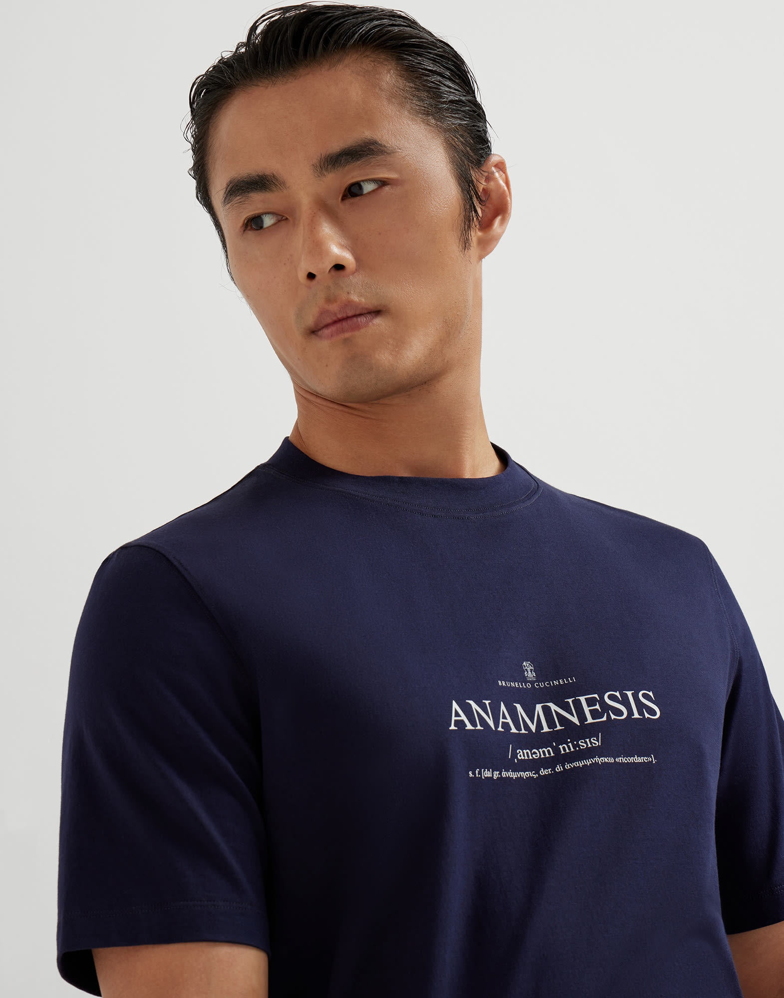 Cotton jersey crew-neck T-shirt with print - 3