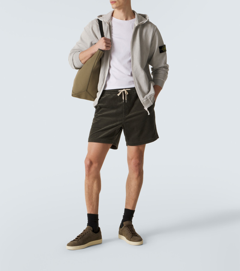 Stone Island Cotton jersey zip-up hoodie outlook