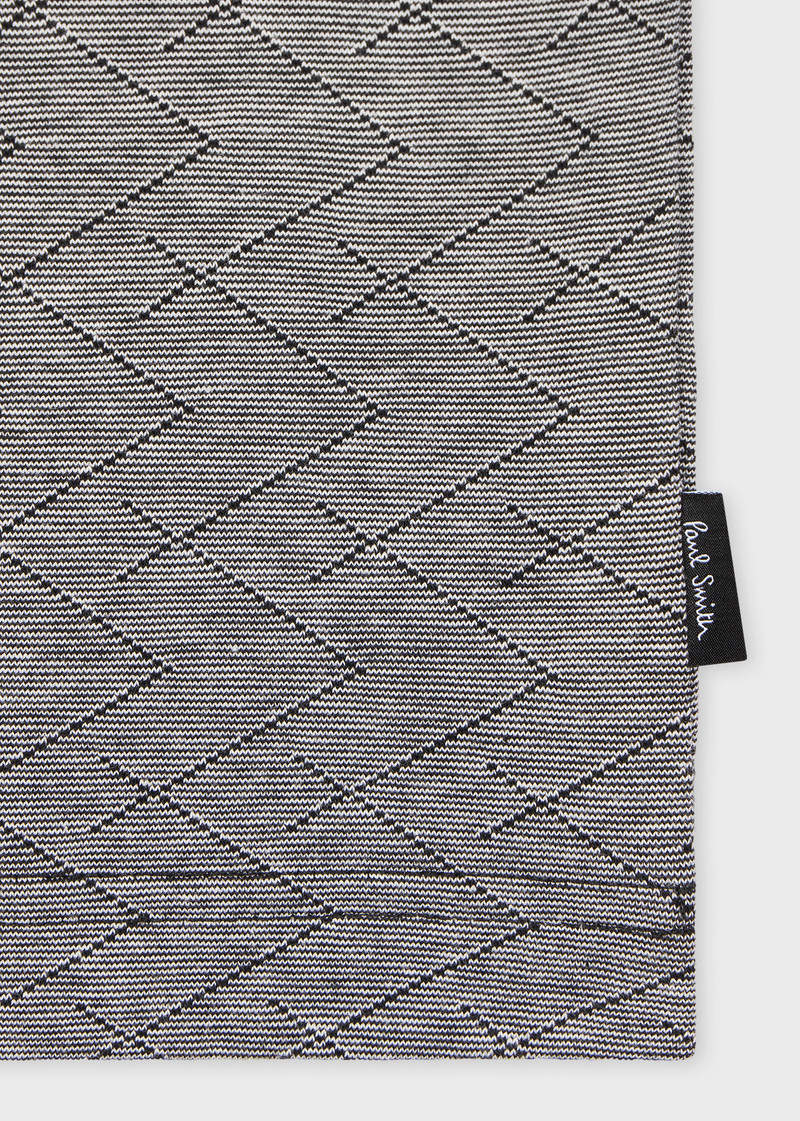 Paul Smith Grey Contrast-Collar Polo Shirt outlook