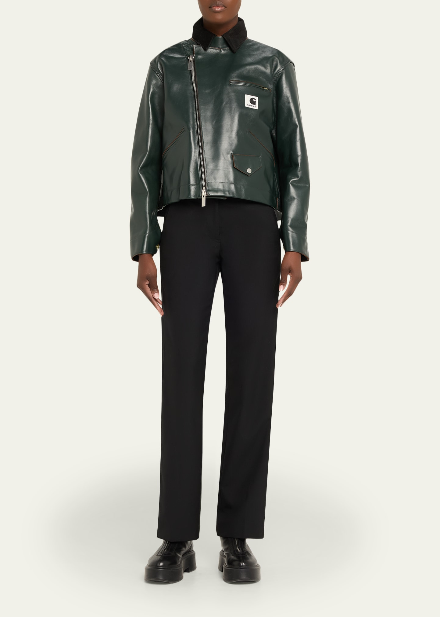 x Carhartt WIP Leather Utility Jacket - 2