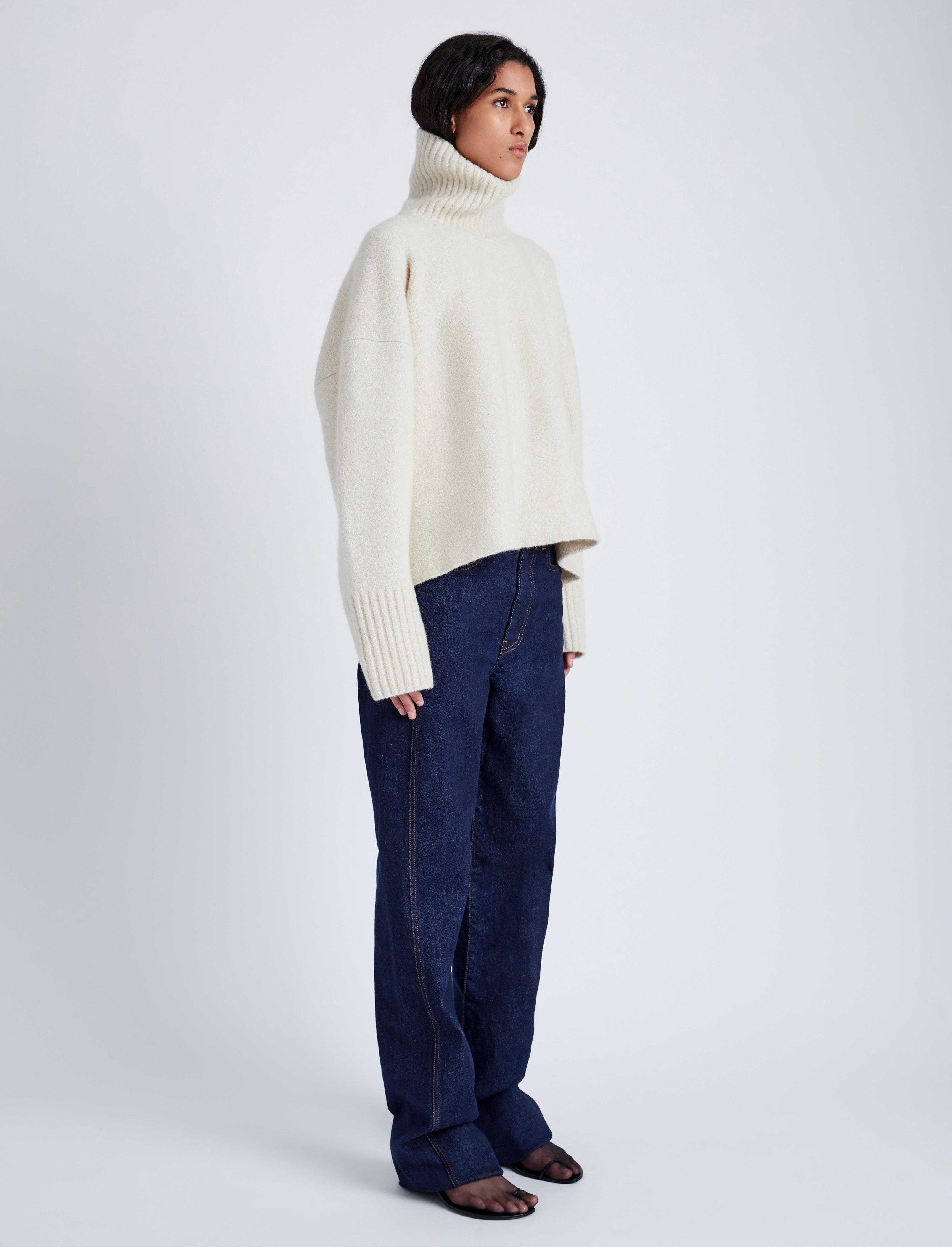 Sandra Turtleneck Sweater in Lofty Eco Cashmere - 4