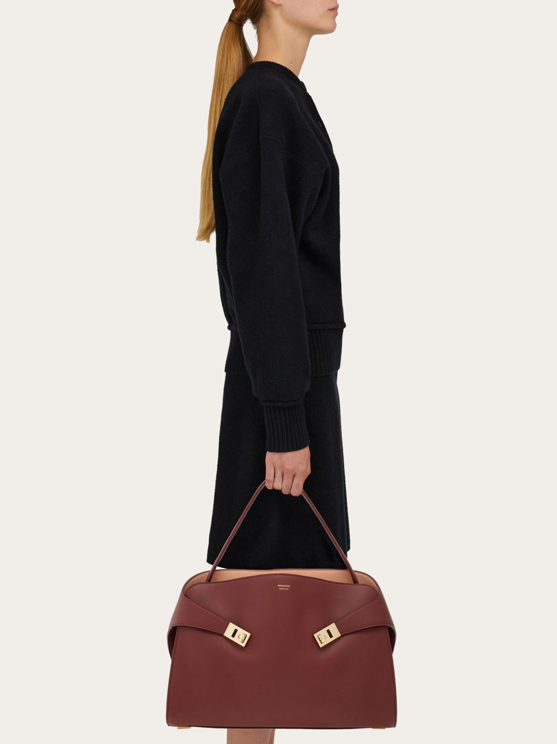 Hug soft bicolor shoulder bag (L) - 3
