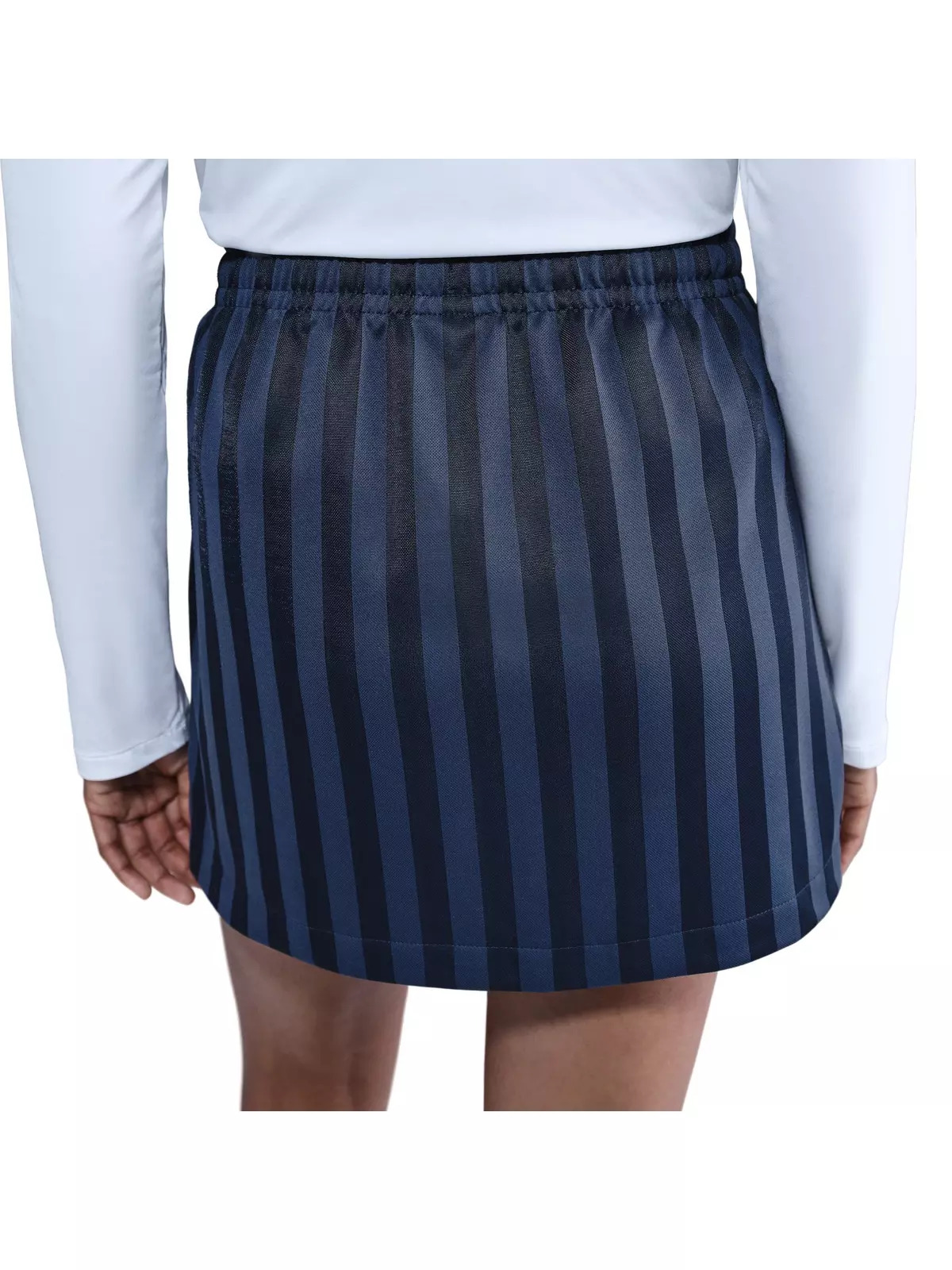 Women's Sportswear Jacquard Striped Skirt -Navy - 5