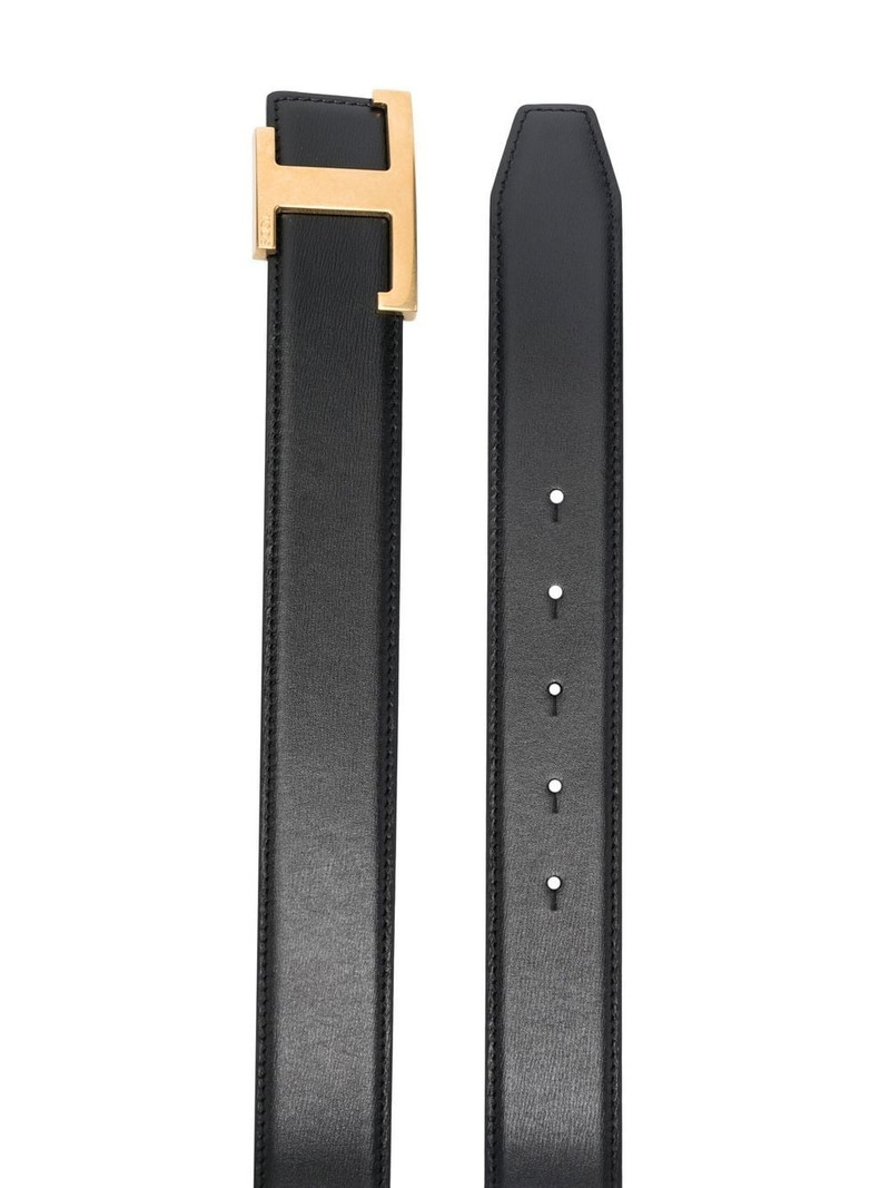 Tod's logo-buckle leather belt outlook