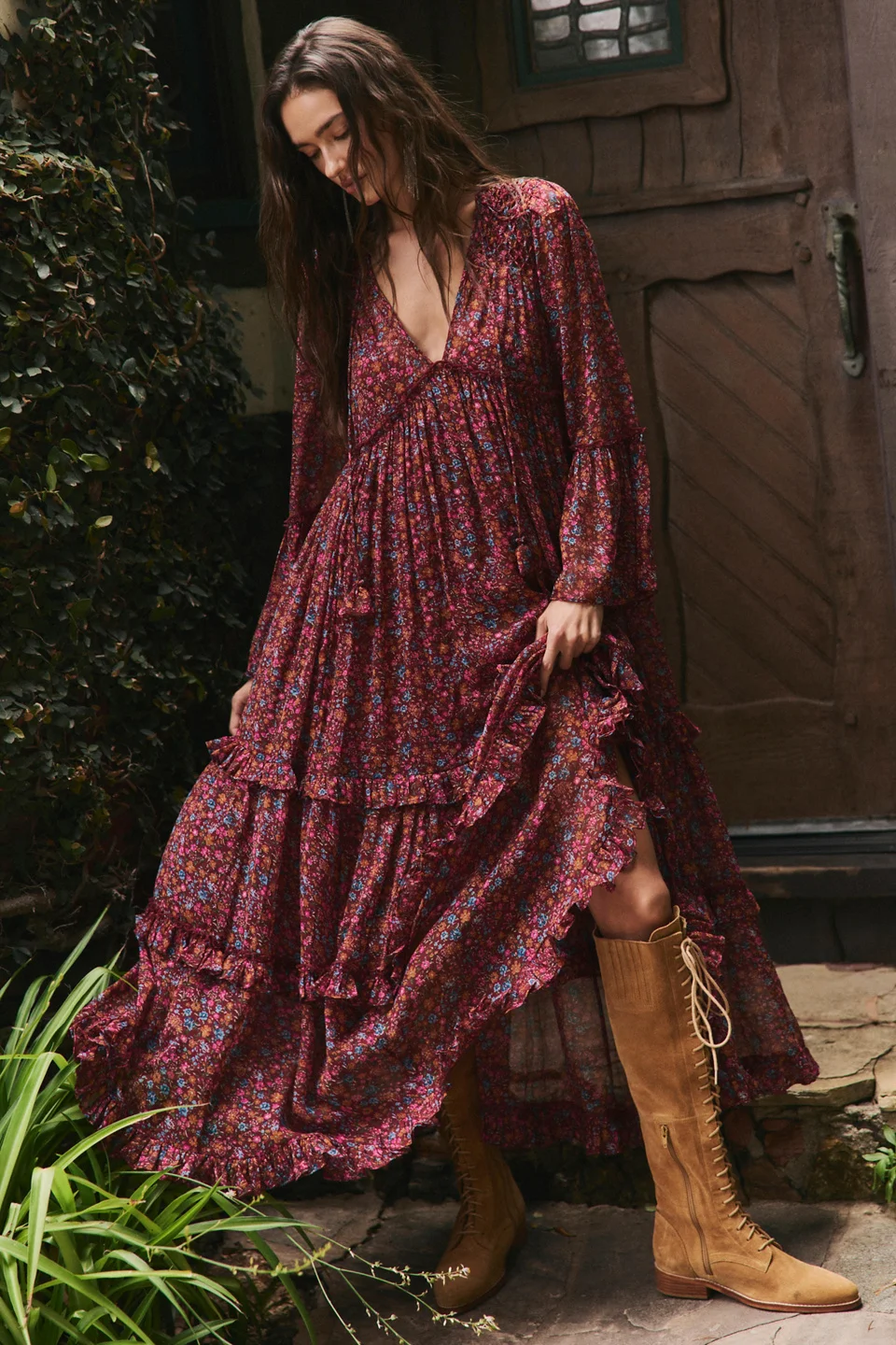 Weeping Willows Maxi Dress - 1