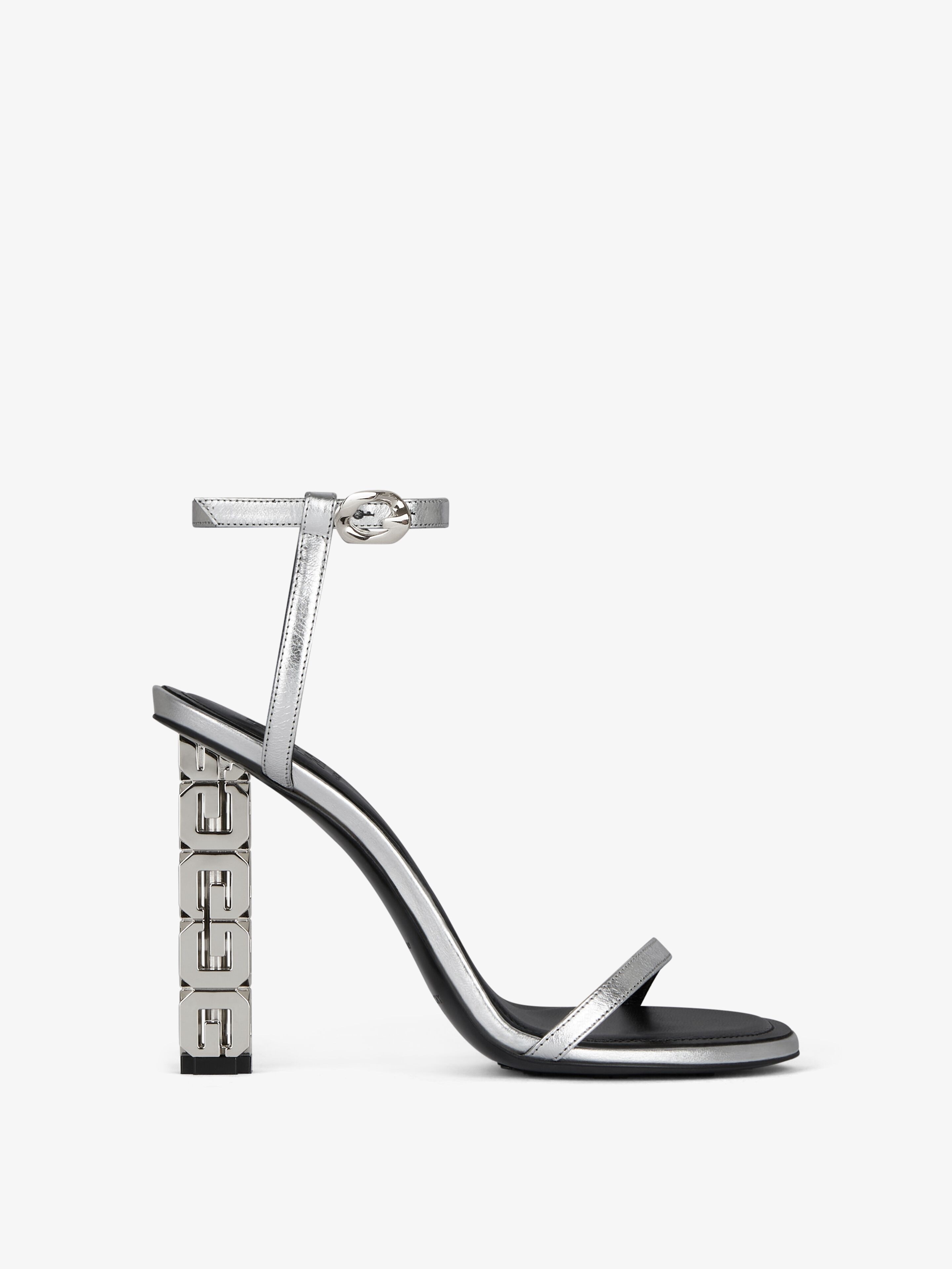 G CUBE SANDAL IN LEATHER - 1