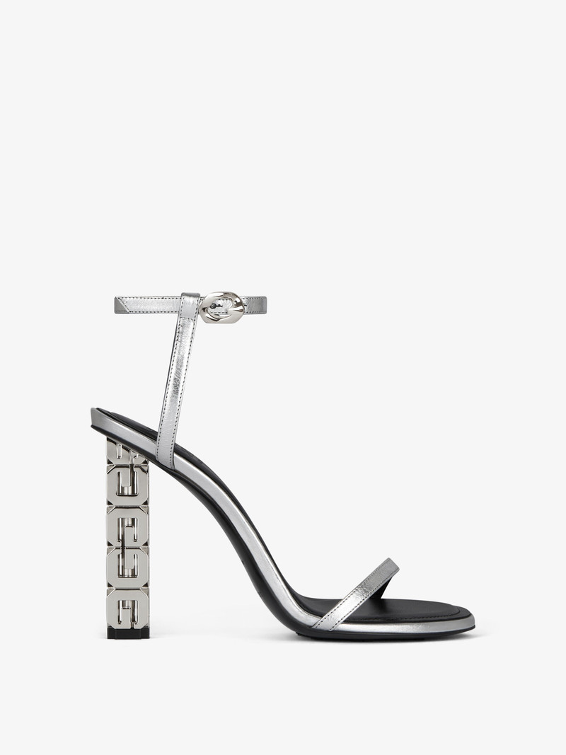 G CUBE SANDAL IN LEATHER 1