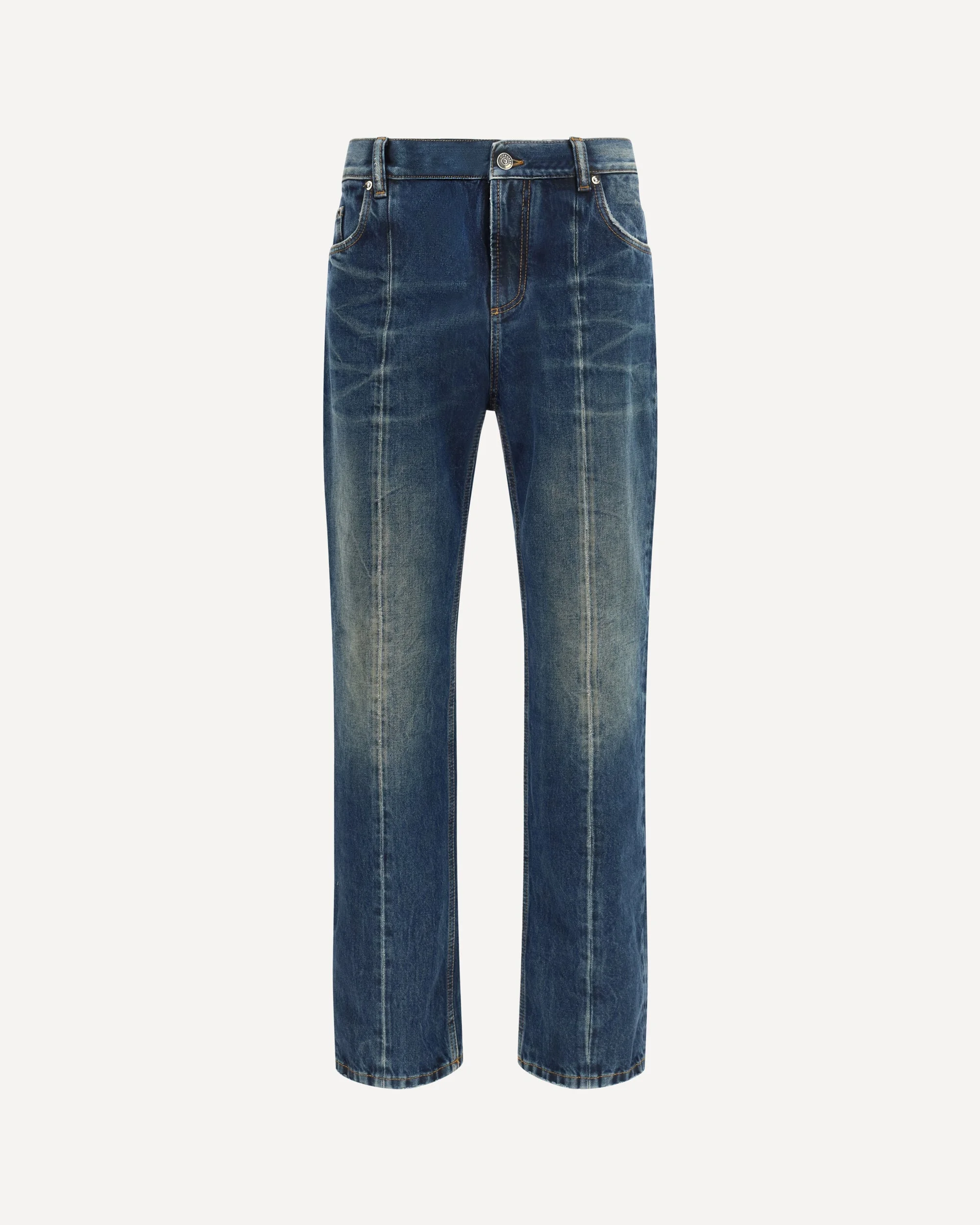 Distressed straight-leg Jeans - 1