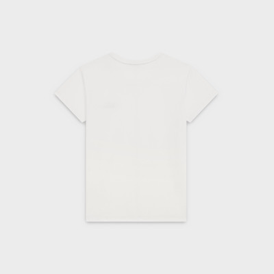 CELINE Celine embroidered t-shirt in cotton outlook