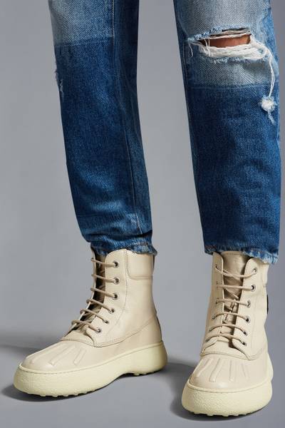 Moncler W.G. Mid Leather Boots outlook