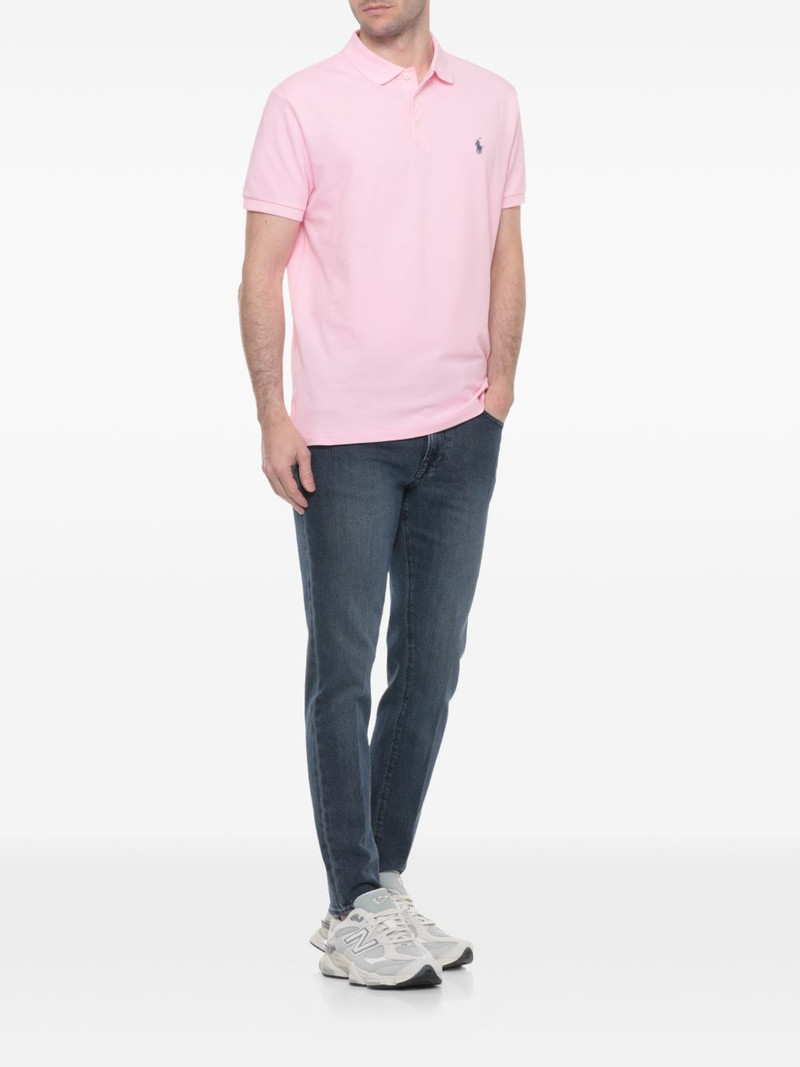 embroidered-logo cotton polo shirt 3