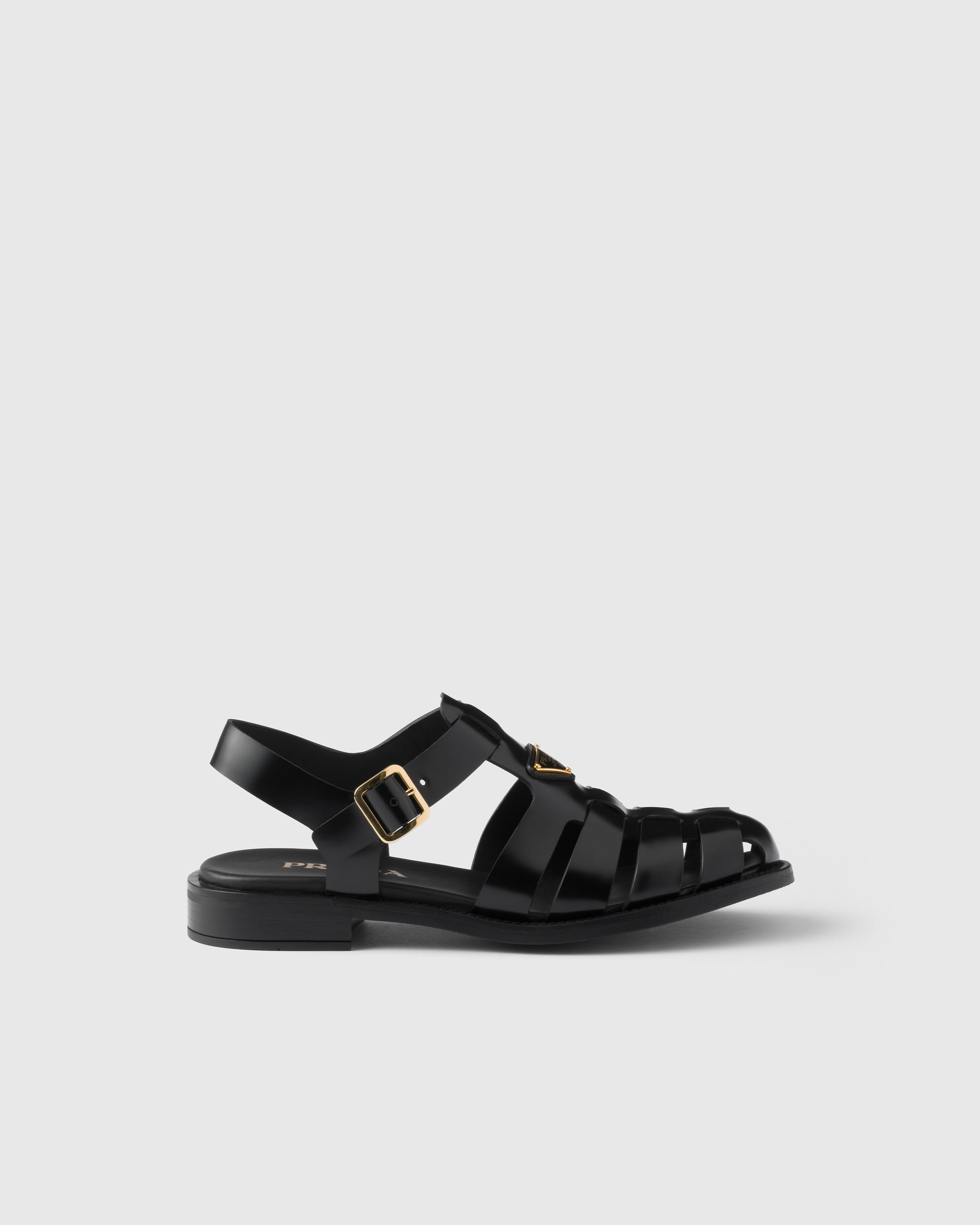 Brushed leather fisherman sandals - 2