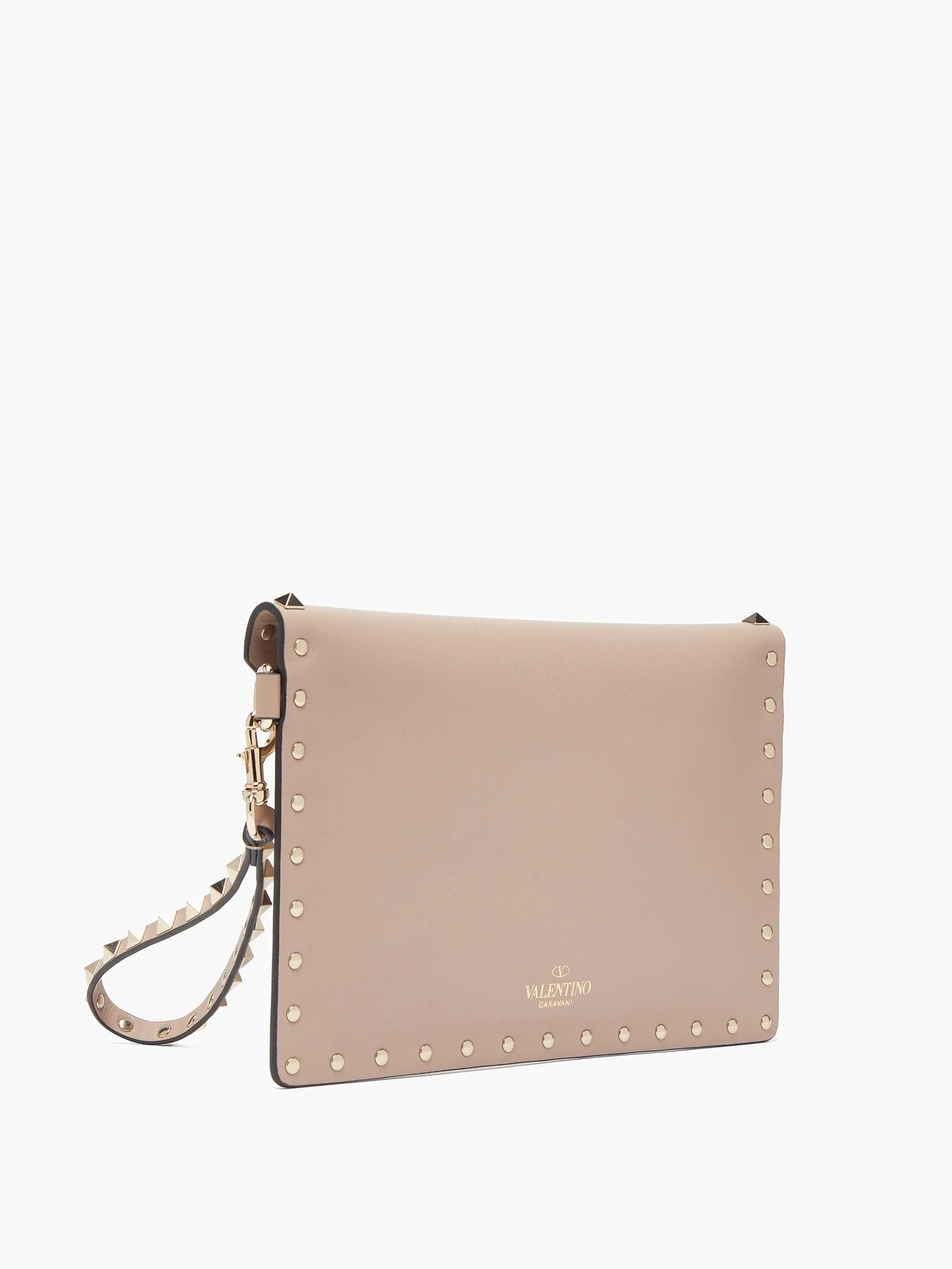 Rockstud leather pouch - 4