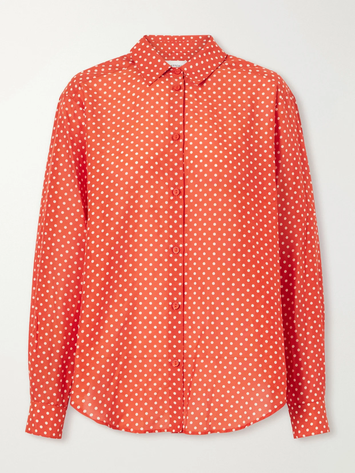 Polka Dots Organic Cotton Blend Shirt - 1
