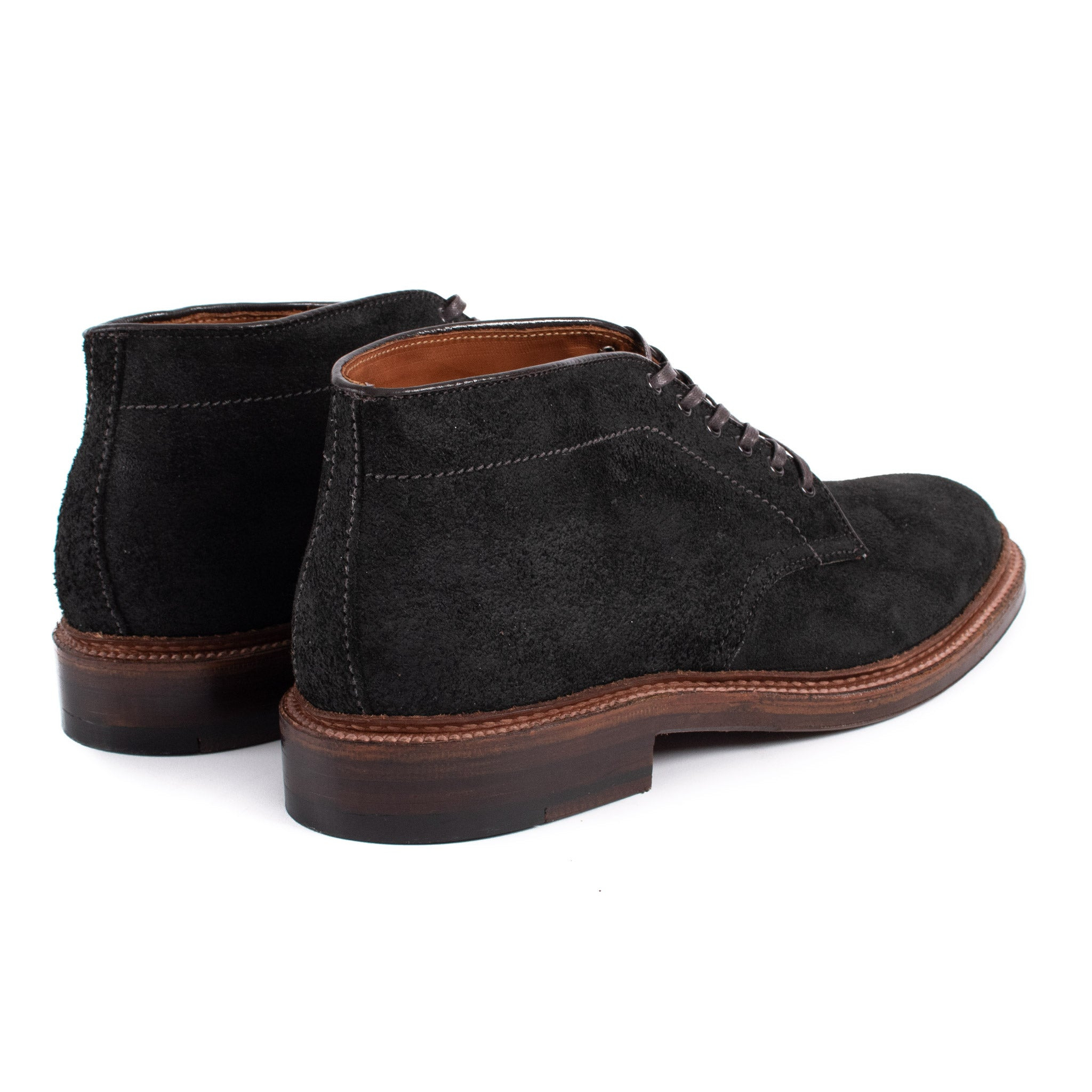 Six Eye Chukka Boot Reverse Earth Chamois - 3