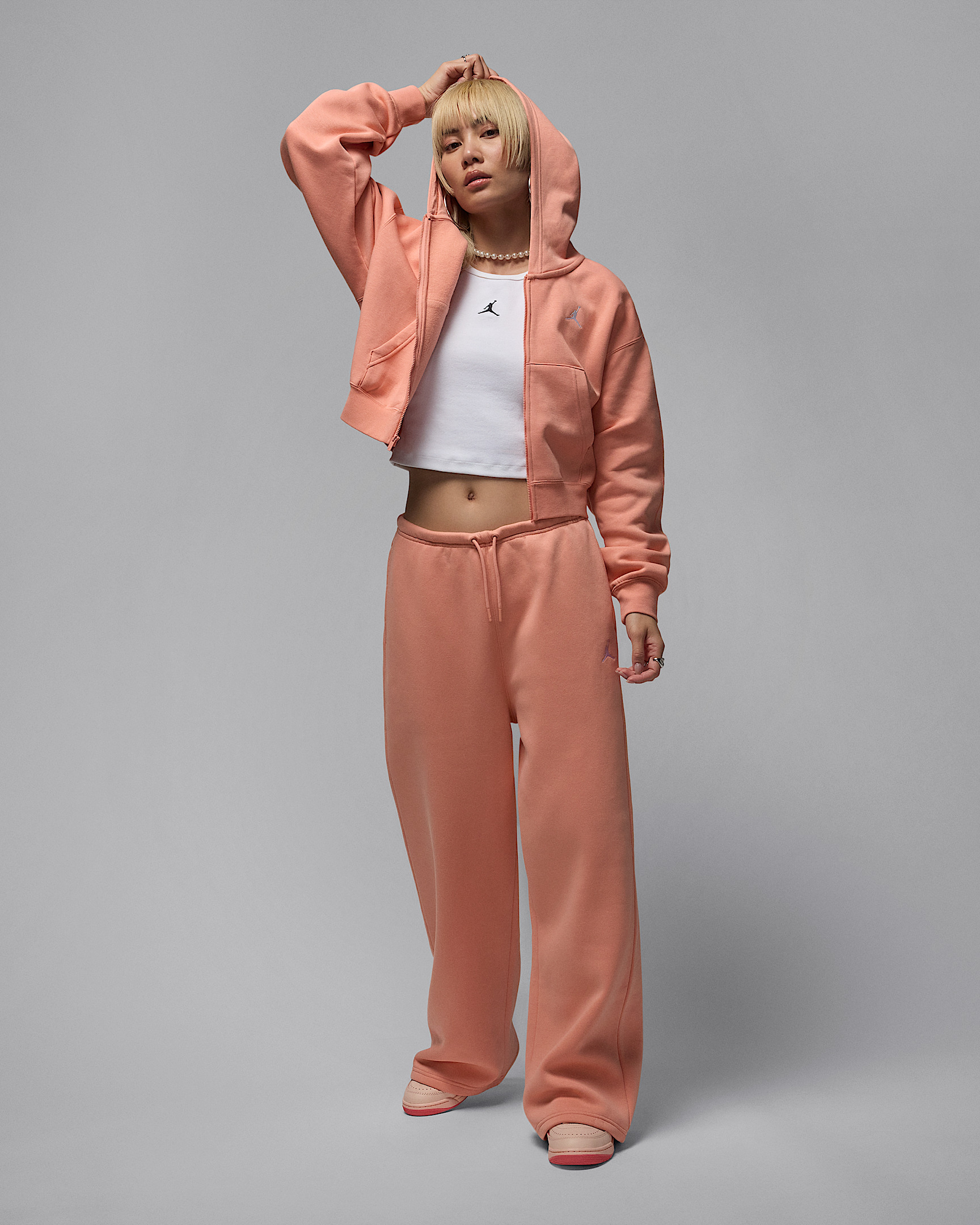 Jordan Brooklyn Fleece Women's Cropped Full-Zip Hoodie - 7