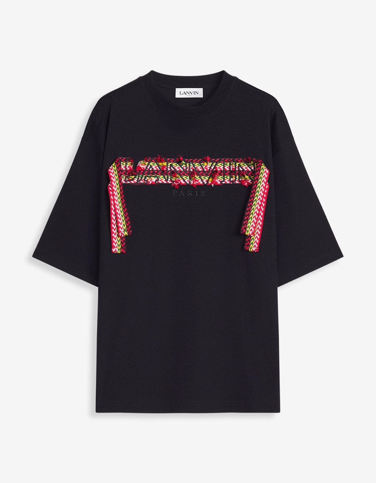 Lanvin Curb Logo Embroidered Oversized T-Shirt - 1