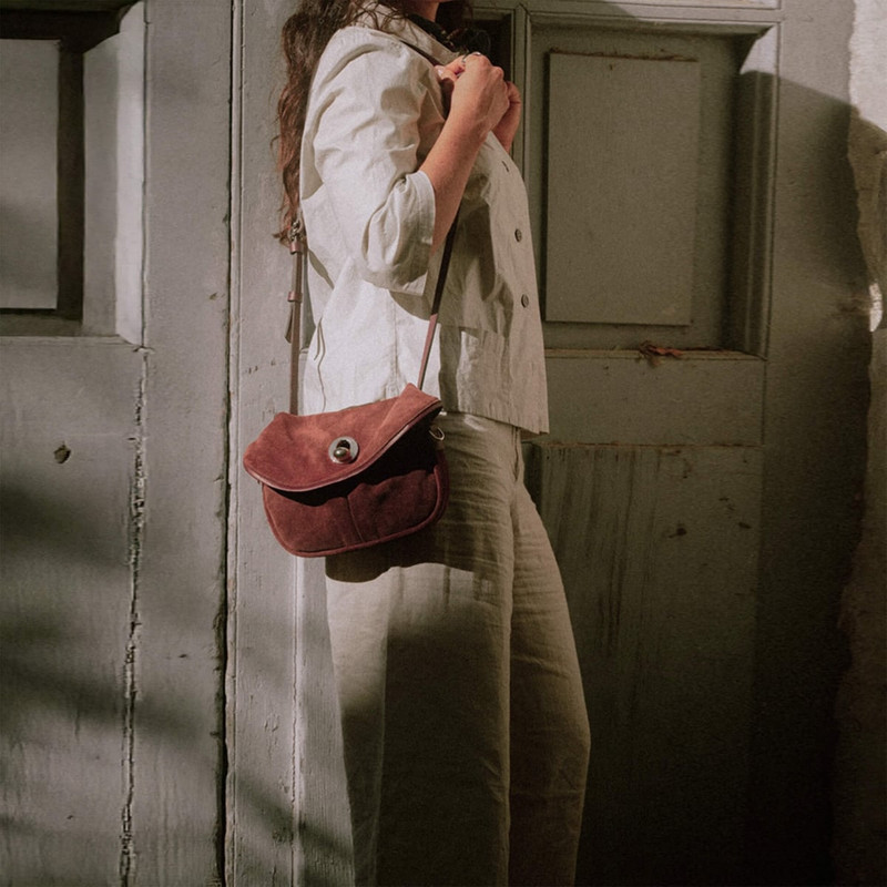 JANE MINI BAG - RUBY BROWN 7