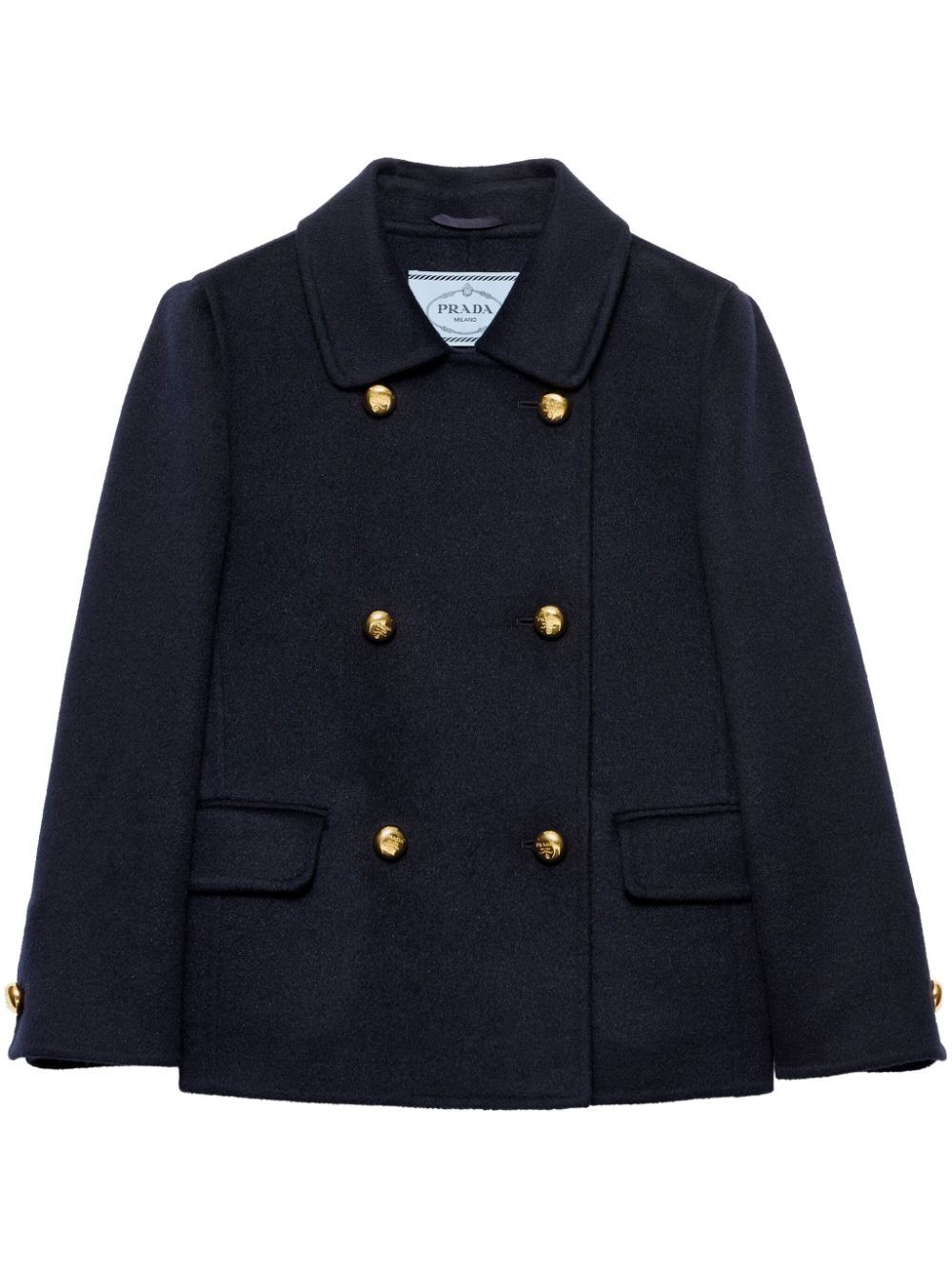 ジャケット PRADA CASHGORA DOUBLE-BREASTED JACKET Prada Prada Women Cashgora Double-Breasted Jacket | luosophy