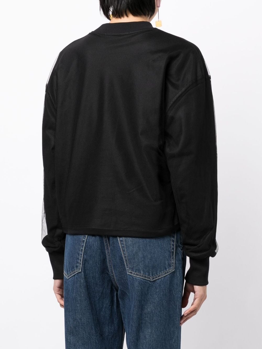 ruffled cotton sweatshirt - 4