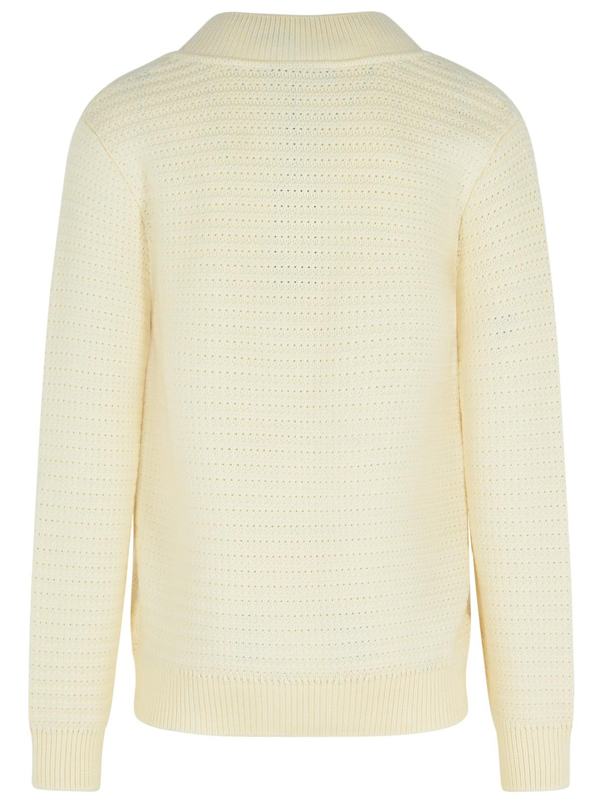 Dolce & Gabbana White Virgin Wool Sweater Men - 3