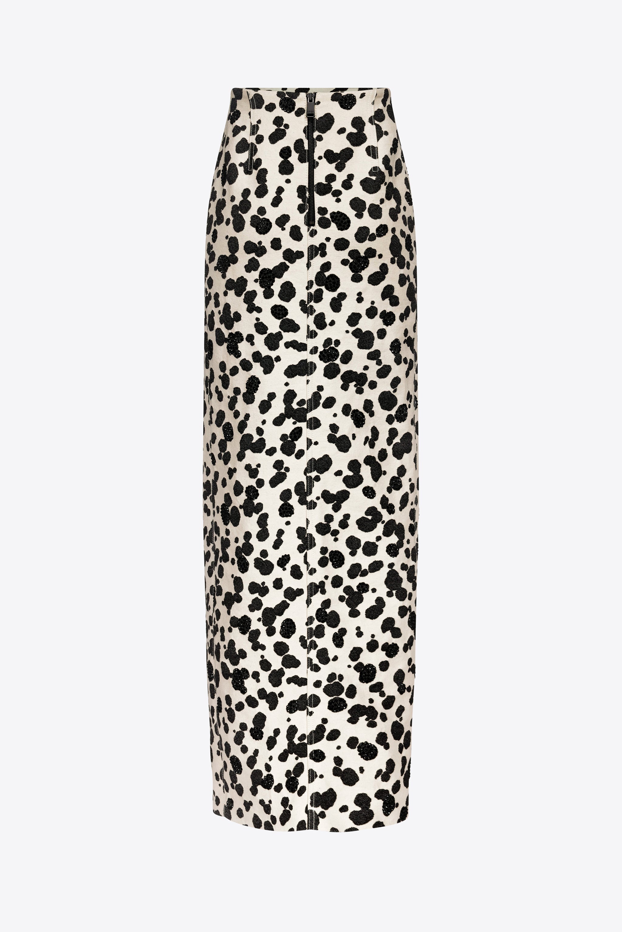 DALMATIAN DENIM MIDI SKIRT - 2