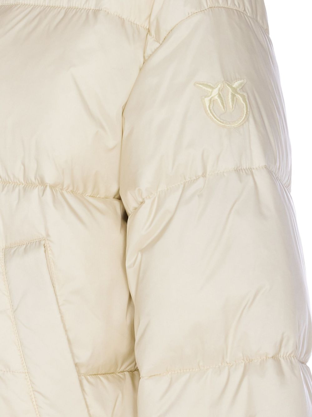 hooded quilted coat - 3