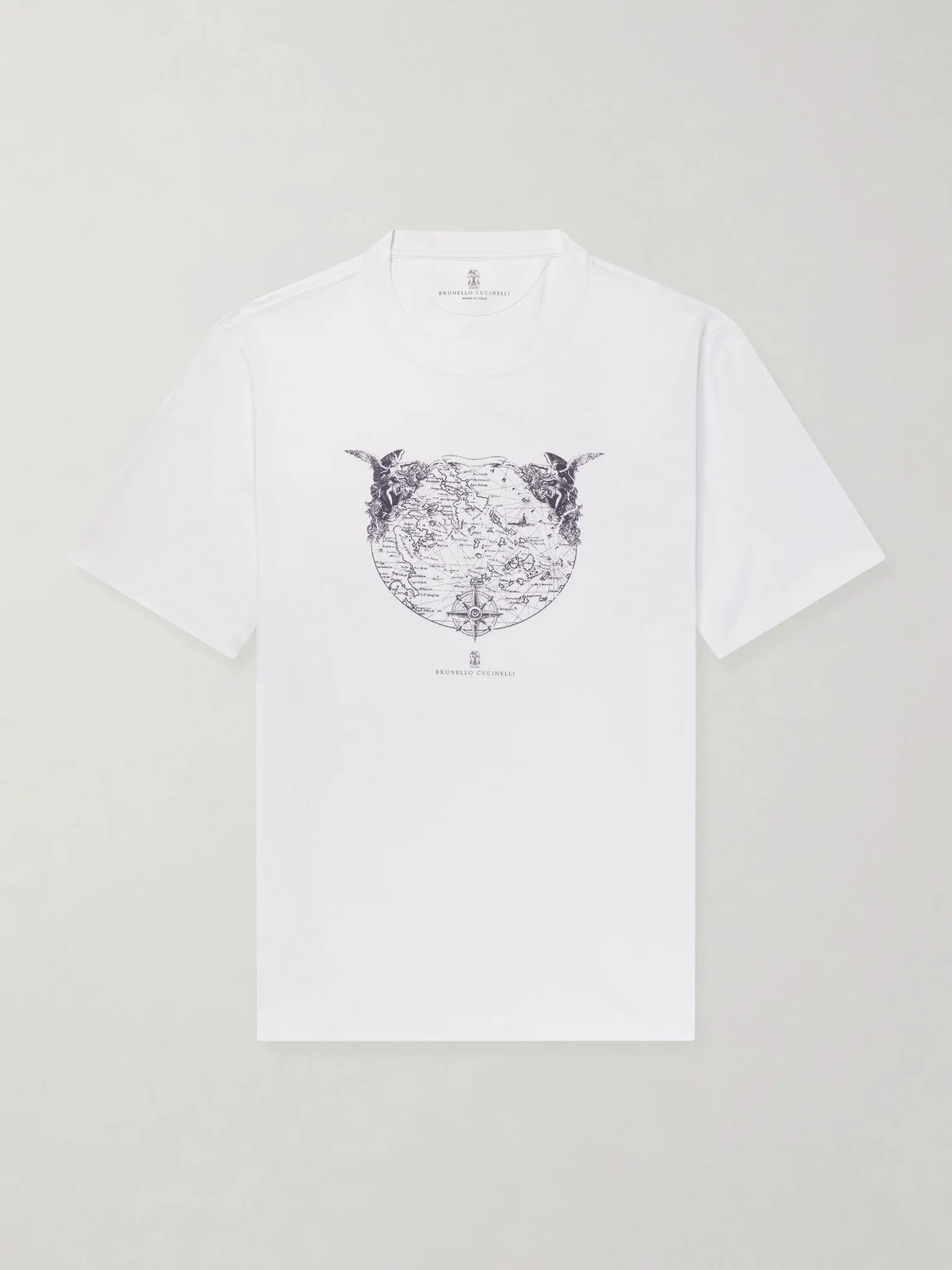 Logo-Print Cotton-Jersey T-Shirt - 1