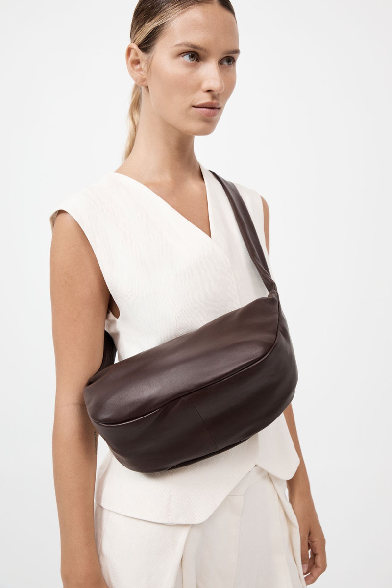 ST. AGNI Soft Crescent Bag - Chocolate outlook