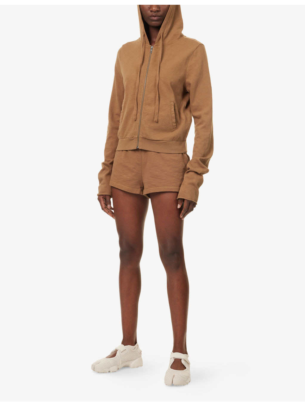 Lightweight Micro Drawstring Cotton-Jersey Shorts - 2