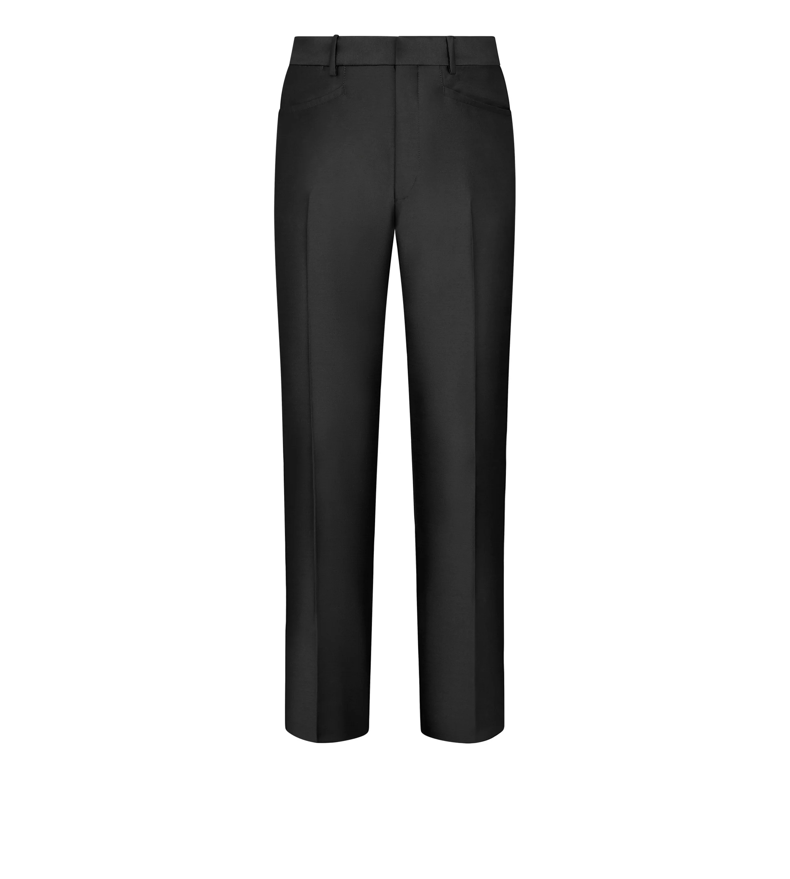 MOHAIR SILK TWILL DYLLAN TROUSER - 1