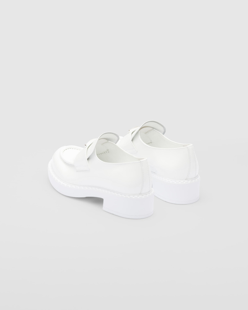 Chocolate patent leather loafers 5