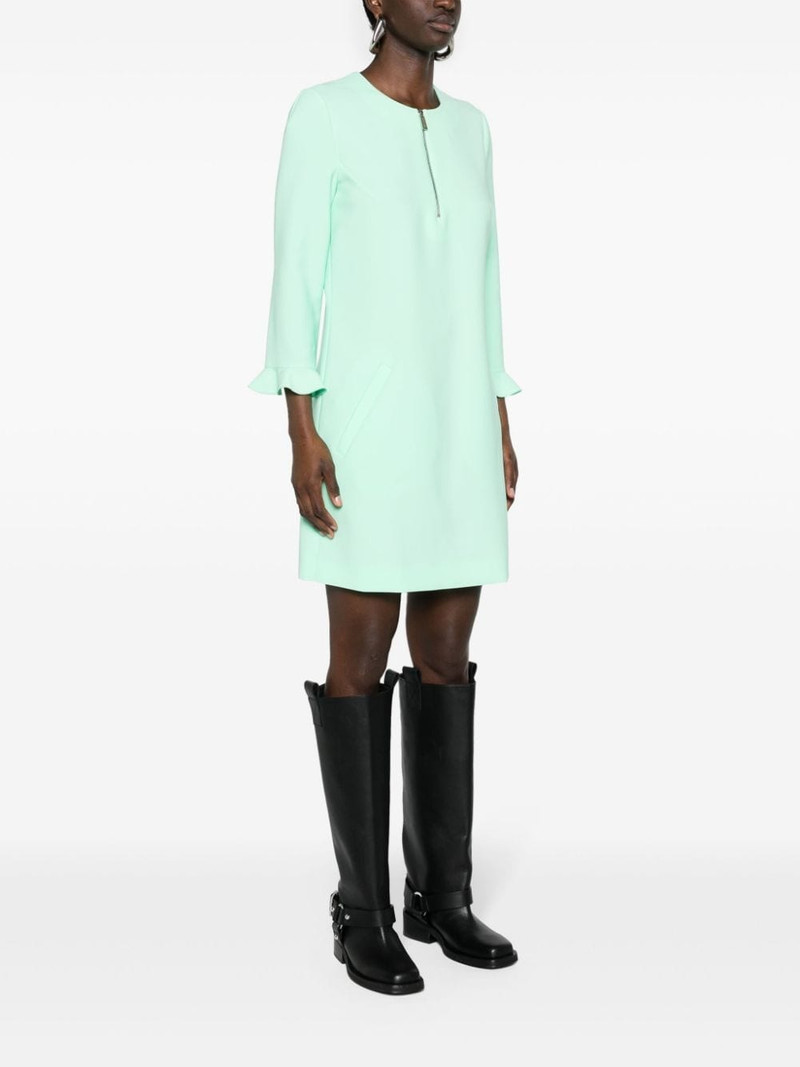 round-neck shift minidress 3