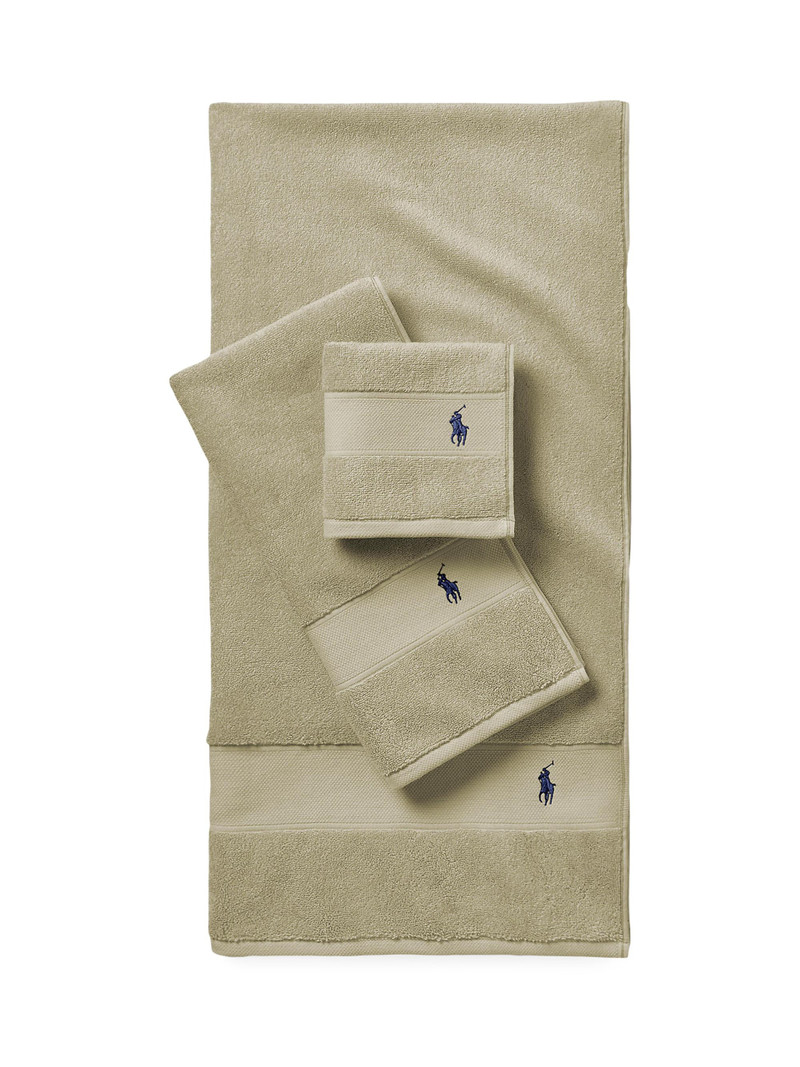 Polo Player Cotton Towel Collection - Sage 3