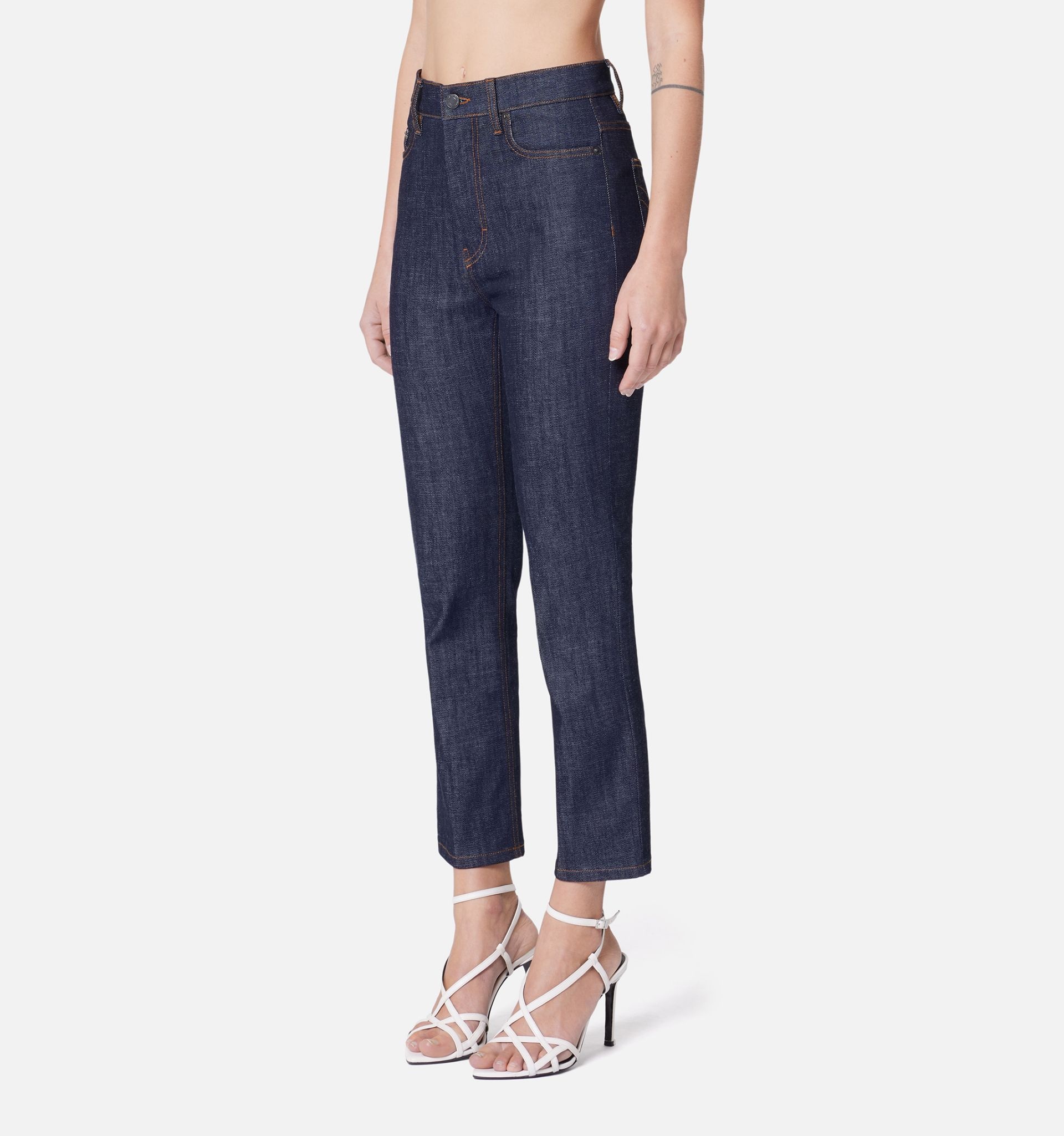 Cropped Slim Fit Jeans - 3