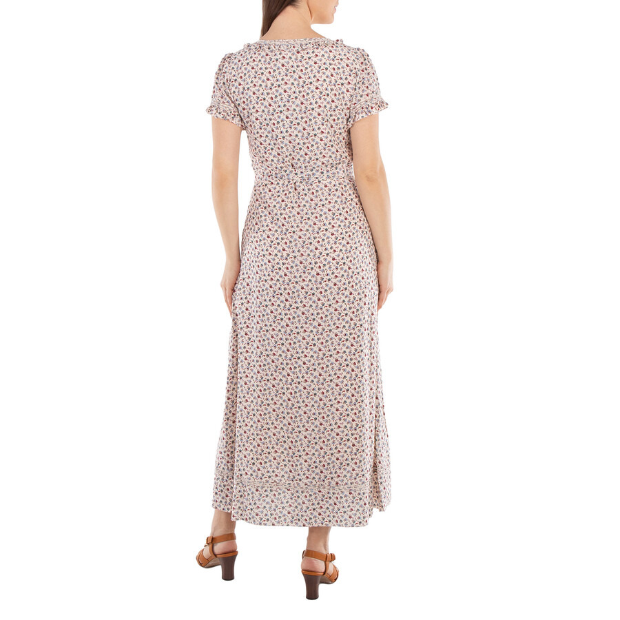 Polo Ralph Lauren - Polo Ralph Lauren Ruffle-Trim Floral Dress - 4