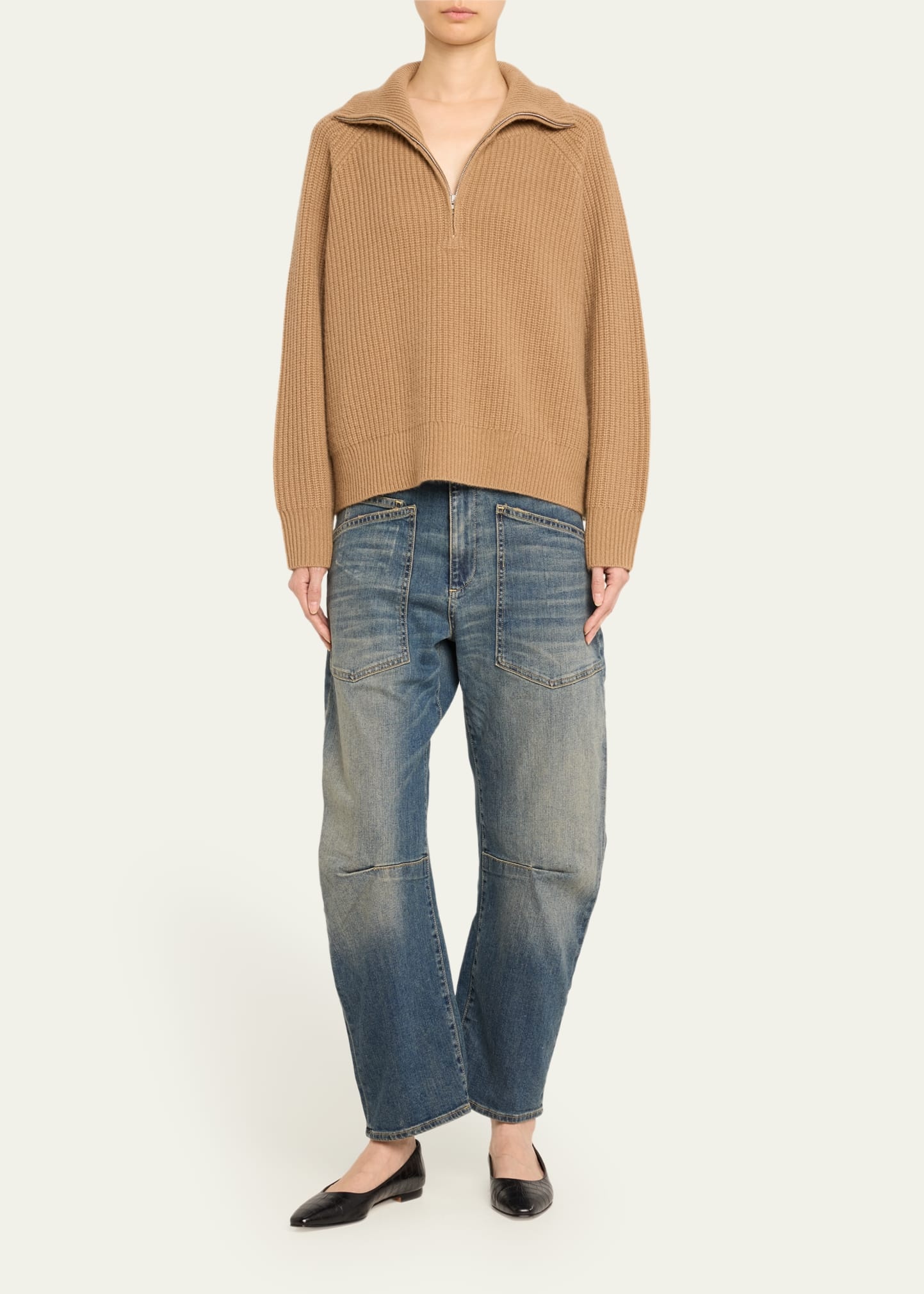 Garza High-Neck Cashmere Sweater - 2