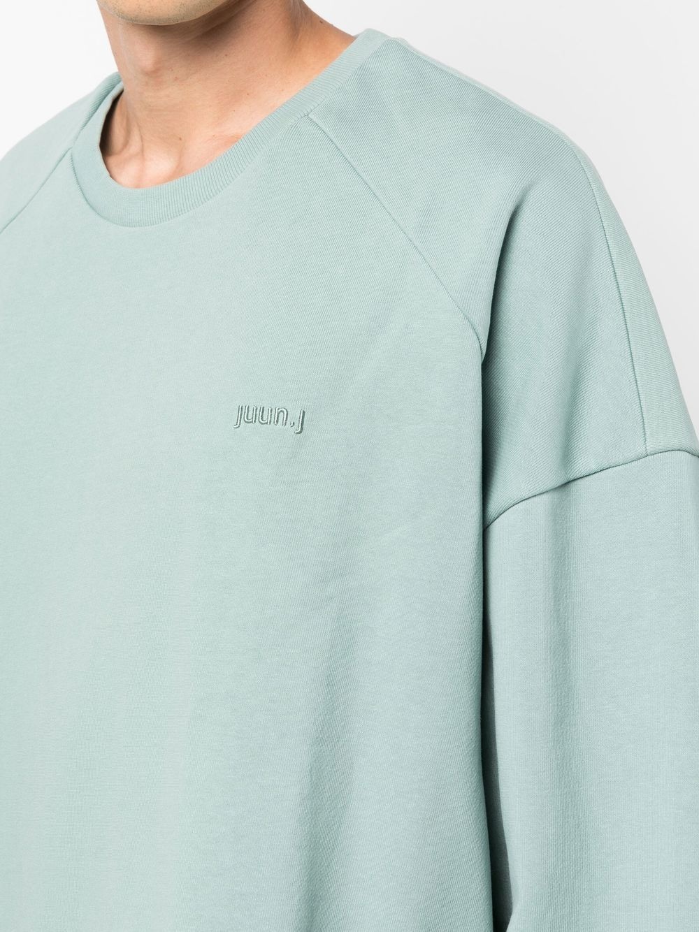 cotton embroidered-logo sweatshirt - 5