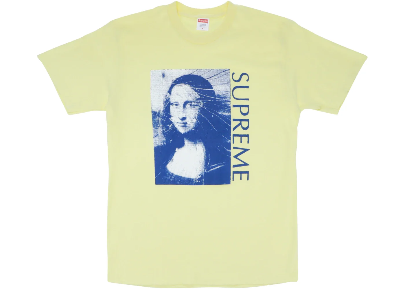Supreme Mona Lisa Tee Pale Yellow - 1