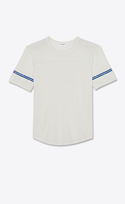 SAINT LAURENT "saint laurent" '50s signature destroyed t-shirt outlook