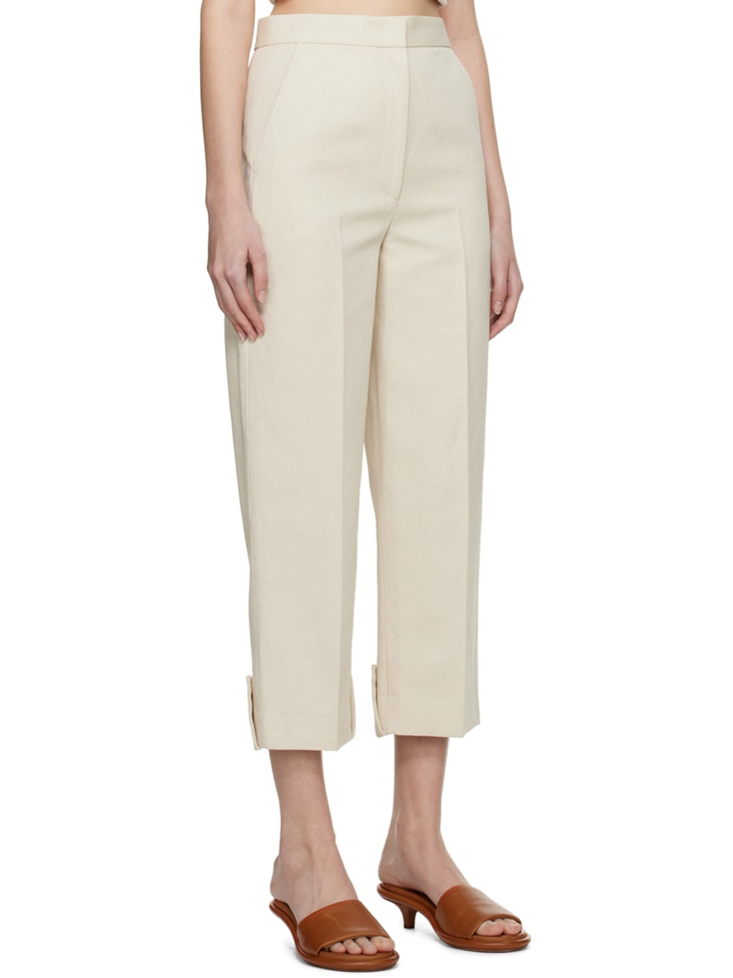 Off-White Roll Up Trousers - 2