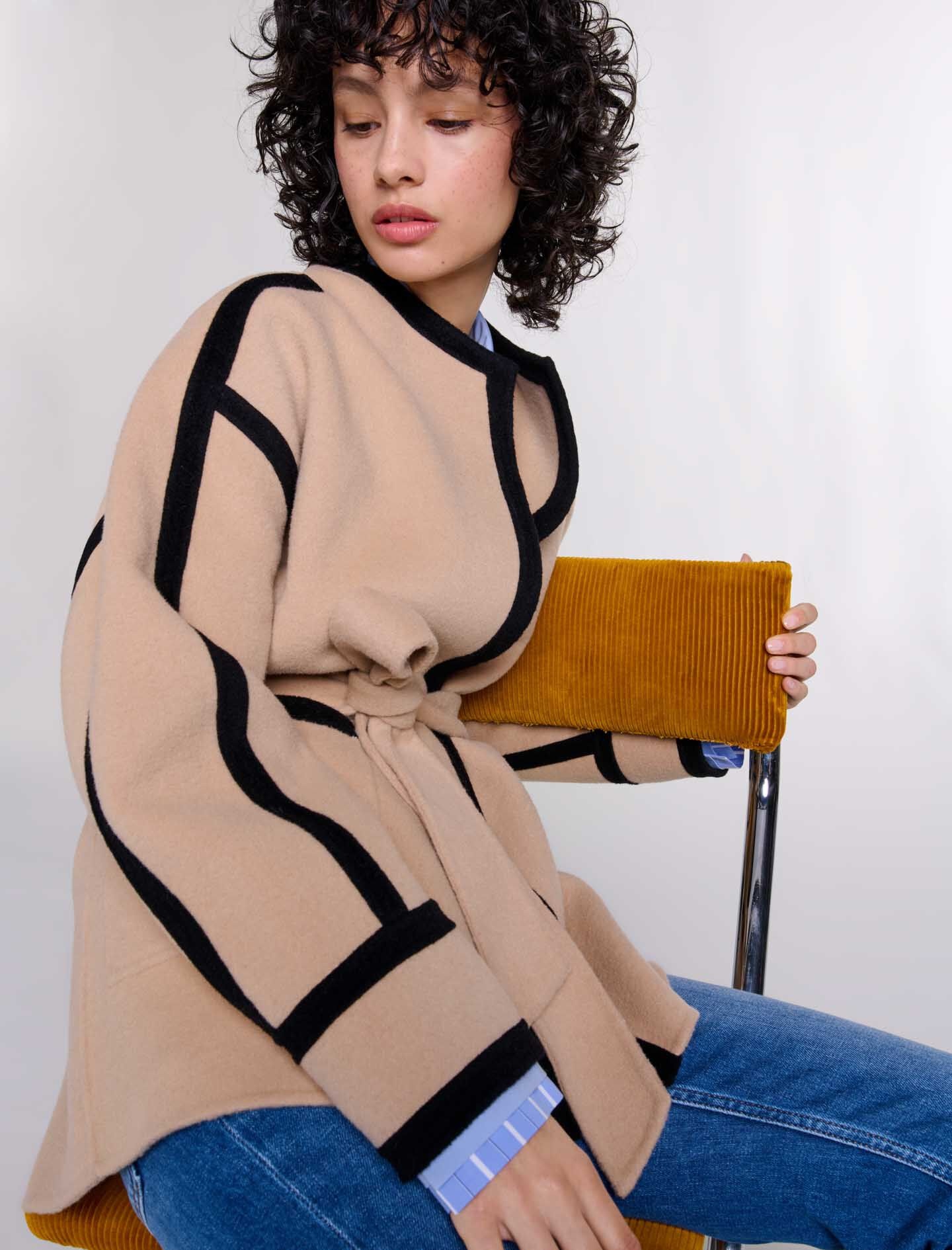 Short two-tone coat - 8