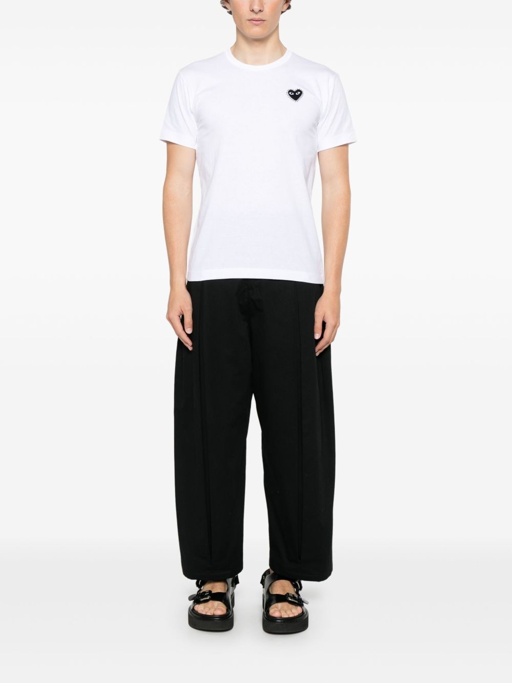 rhinestone-emblem T-shirt - 3