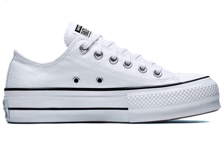 (WMNS) Converse Chuck Taylor All Star Lift Ox 'White Black' 560251C - 2